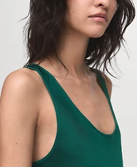 Mango Women's Long Satin Dress