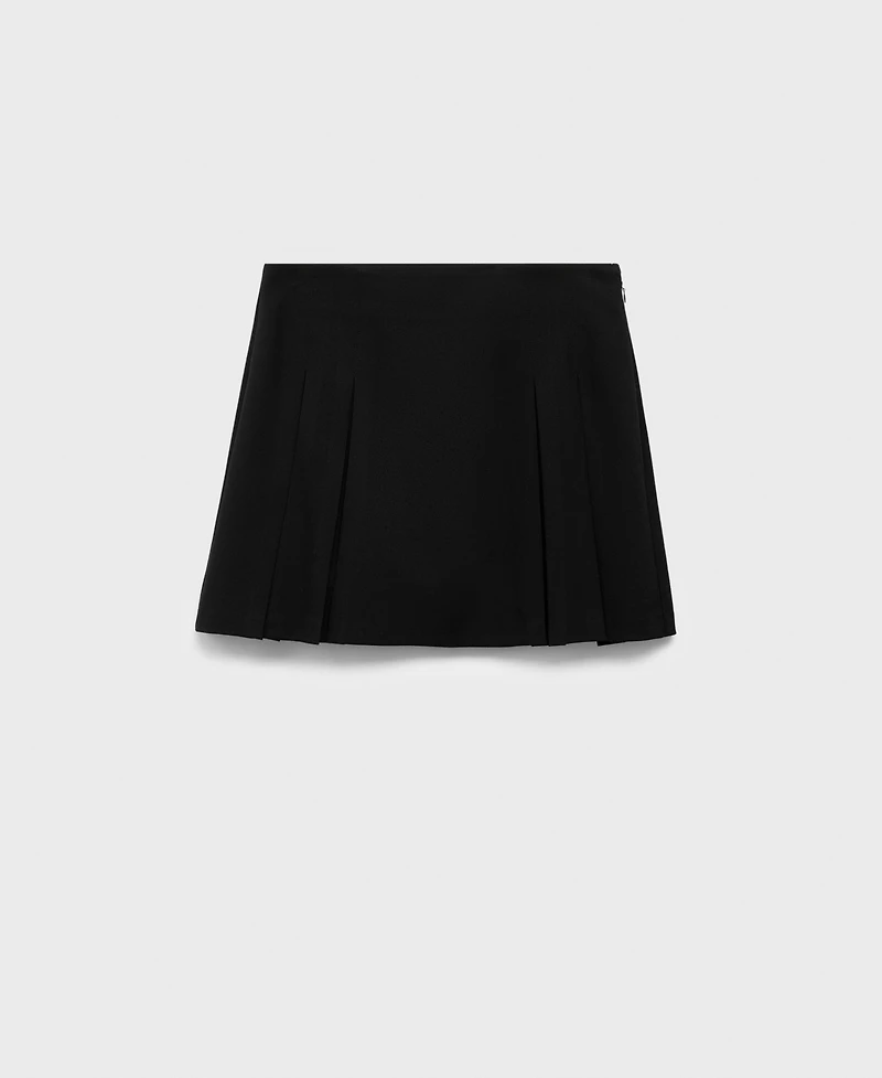 Mango Women's Pleated Mini-Skirt