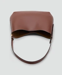 Mango Women's Large Oval Shoulder Bag
