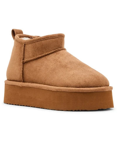 Madden Girl Women's Brave Cozy Mini Platform Booties