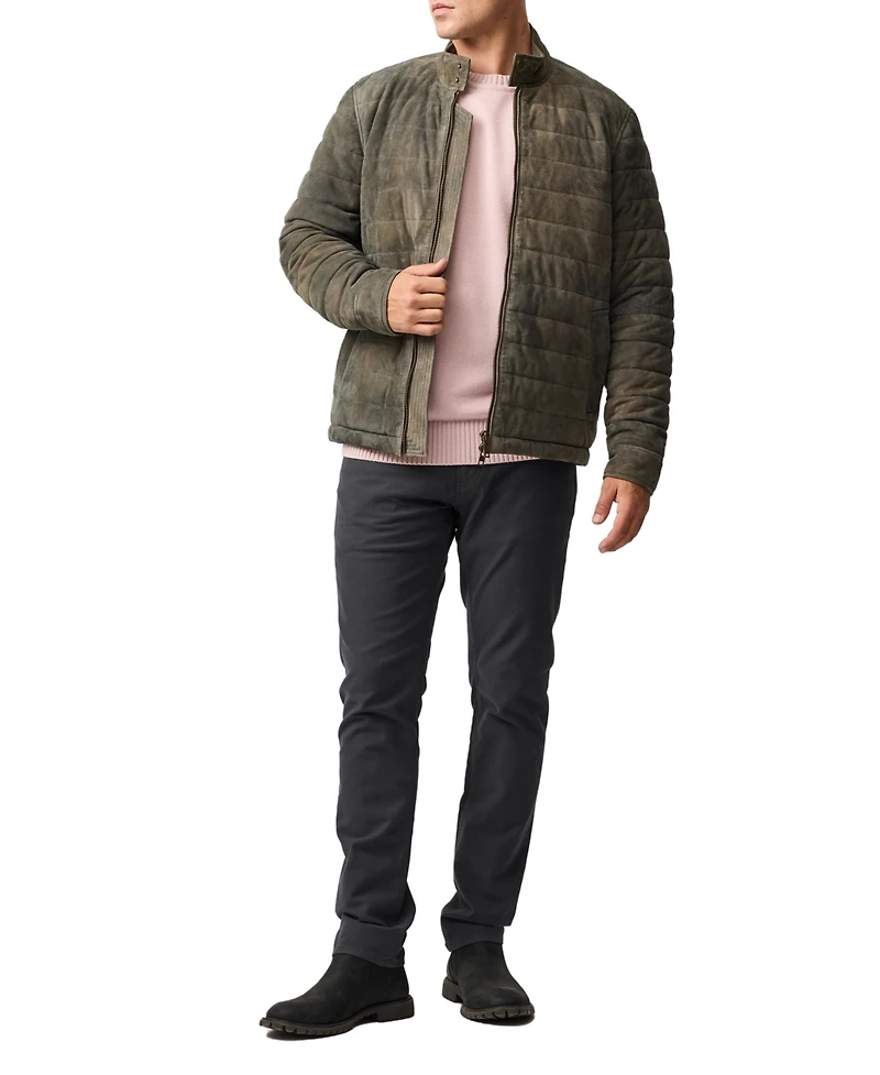 Rodd & Gunn Men's Long Island Leather Jacket