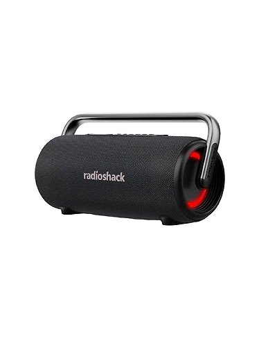 RadioShack Portable Outdoor Bluetooth Speaker 60W Rms Power With Dual Subwoofer IPX5 Gray True Wireless