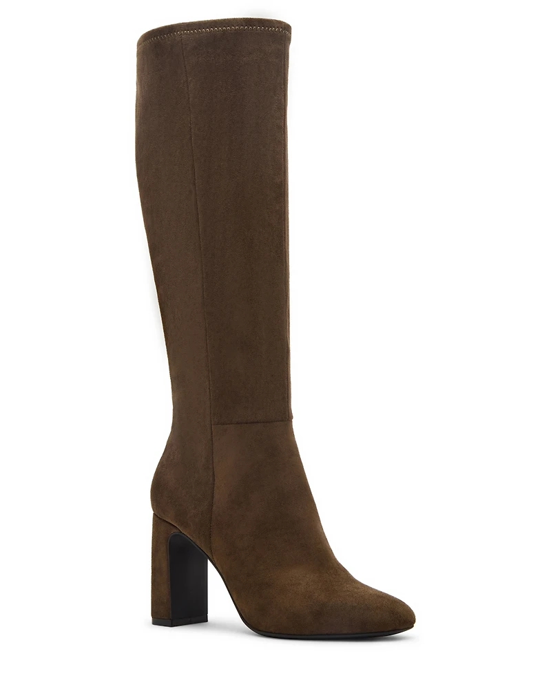 Madden Girl Wisee Wide-Calf Block-Heel Knee-High Dress Boots