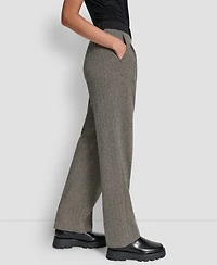 Dkny Petite Double Pleat Trousers