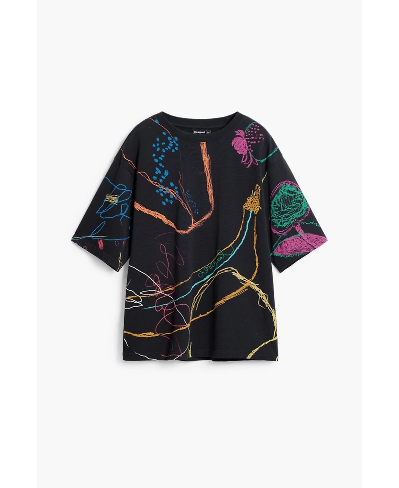 Desigual Men's Short-sleeve T-shirt with drawings