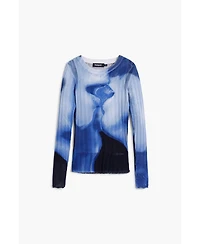 Desigual Women's Long sleeve kiss T-shirt