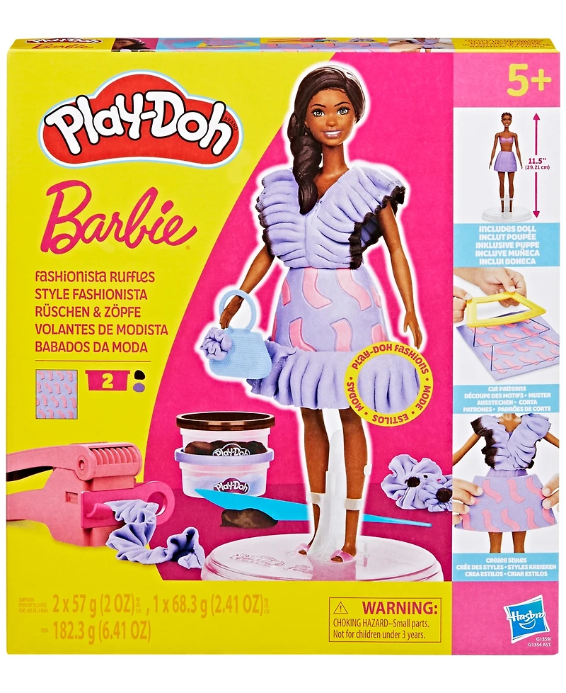 Play-Doh Barbie Fashionista Ruffles Set