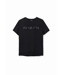 Desigual Women's Shiny logo T-shirt