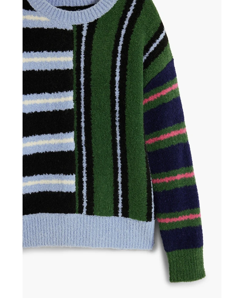 Desigual Boys Boys's Textured striped sweater