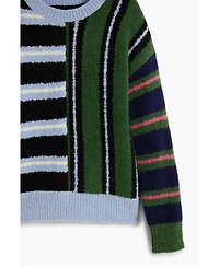 Desigual Boys Boys's Textured striped sweater