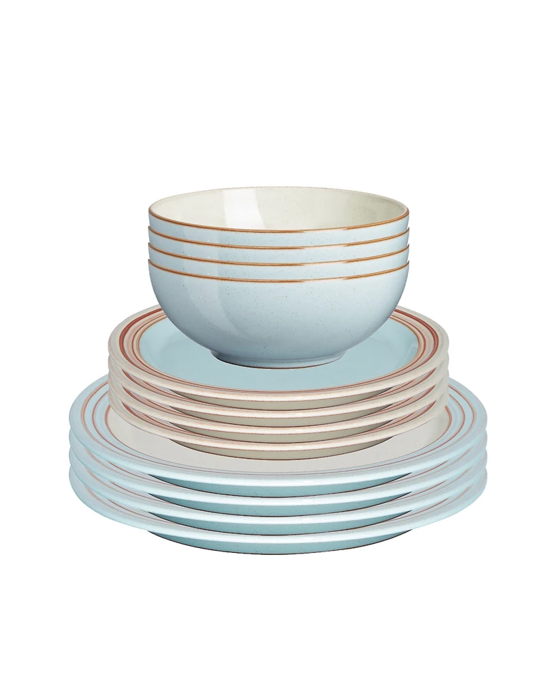 Denby Heritage Pavilion 12 Pc. Dinnerware Set, Service for 4