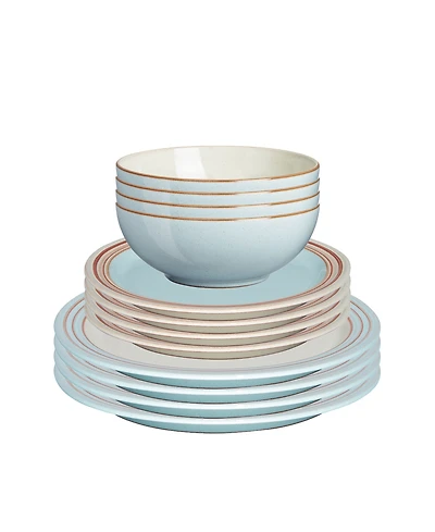 Denby Heritage Pavilion 12 Pc. Dinnerware Set, Service for 4