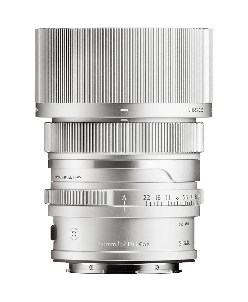 Sigma 50mm f/2 Dg Contemporary Lens for L Mount, Silver