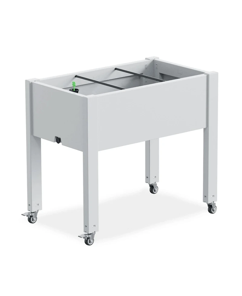 Chic Crate Srushti Raised Garden Bed with Wheels