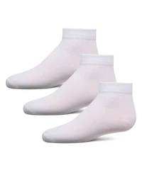 Memoi Kids Unisex Cotton Blend Mid-Cut Socks 3-Pack