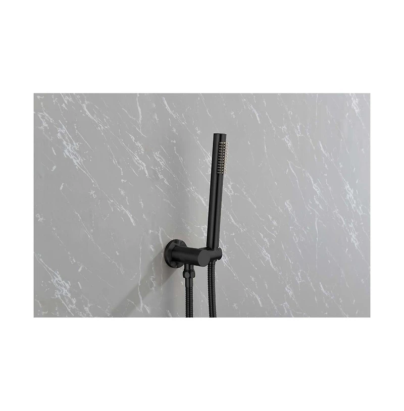 Rainsken Rain Shower Head Systems Wall Mounted Shower Faucet Set Head Handheld Shower Set For Bathroom