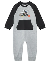 adidas Baby Boys Crew Neck Long Sleeve Coverall