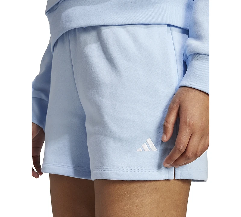 adidas Women's Essentials Small Logo Fleece Shorts