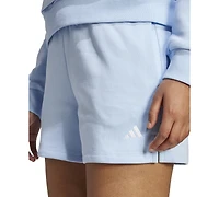 adidas Women's Essentials Small Logo Fleece Shorts