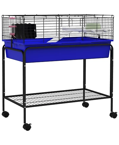 PawHut Small Animal Cage Guinea Pig, Hedgehog, Ferret,
