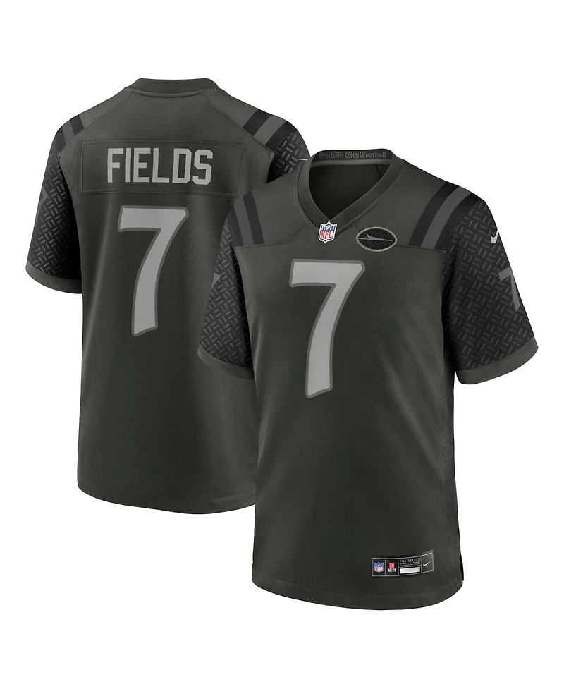 Nike Men's Justin Fields Green New York Jets Nfl Rivalry Game Jersey
