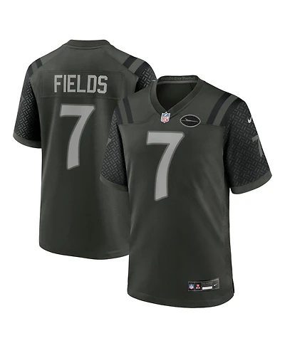 Nike Men's Justin Fields Green New York Jets Nfl Rivalry Game Jersey