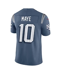 Nike Men's Drake Maye Blue New England Patriots Nfl Rivalry Limited Jersey