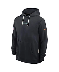 Nike Men's Navy Miami Dolphins 2025 Nfl Rivalries Sideline Dri-Fit Hoodie