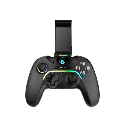 RadioShack Wireless Portable Gamepad With Lights for Any Gaming Device with Adapter Ergonomic Design and 360 Rotation With Removable Phone Clip 260606