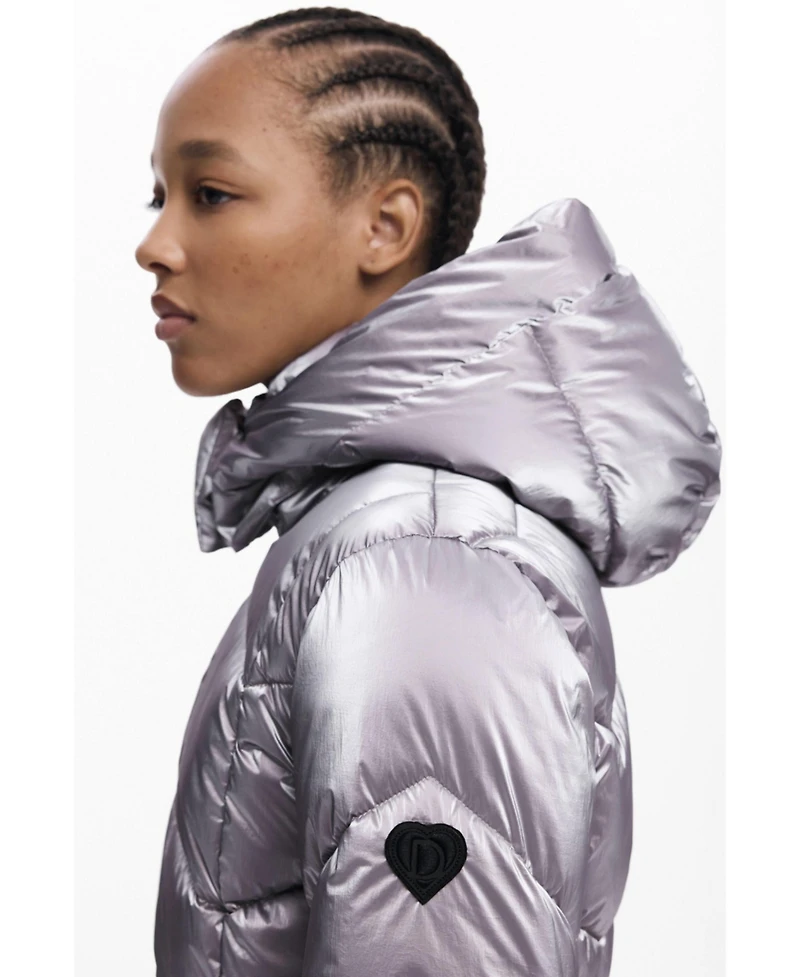 Desigual Women's Metallic padded jacket