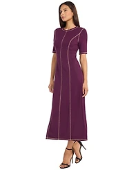 Donna Morgan Women's Crewneck Dress