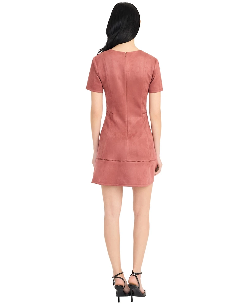 Donna Morgan Women's V-Neck Mini Dress