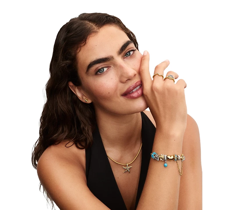 Pandora Elongated Safety Chain Charms