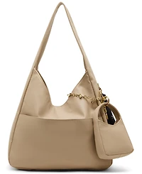 Madden Girl Medium Leather Hobo Bag