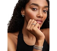 Pandora Light Blue Huggie Earrings