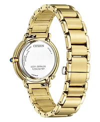 Citizen Women's Classic Arcly Light Gold-Tone Stainless Steel Bracelet Watch, 31.2mm