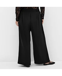 City Chic Plus Jordan Wide Leg Petite Pant