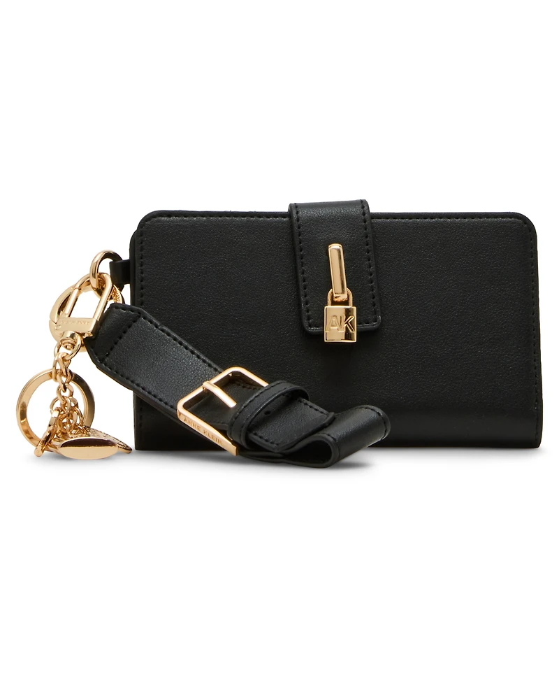 Anne Klein 2 Piece Lock Wristlet Gift Set with Bag Charm