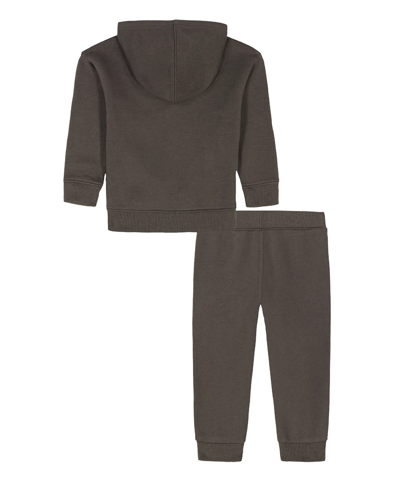 Calvin Klein Boys 2T-7 2-Piece Hoodie and Pants Set