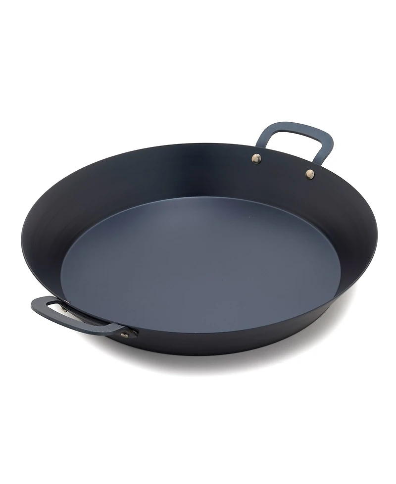 GreenPan Bobby Flay Carbon Steel 15" Paella Pan with Side Handles