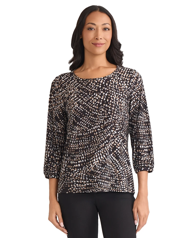 Jones New York Women's Printed Top