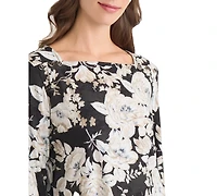 Jones New York Women's Floral Print Top