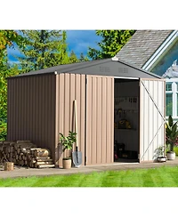 Aecojoy 8'x6' Outdoor Storage Shed