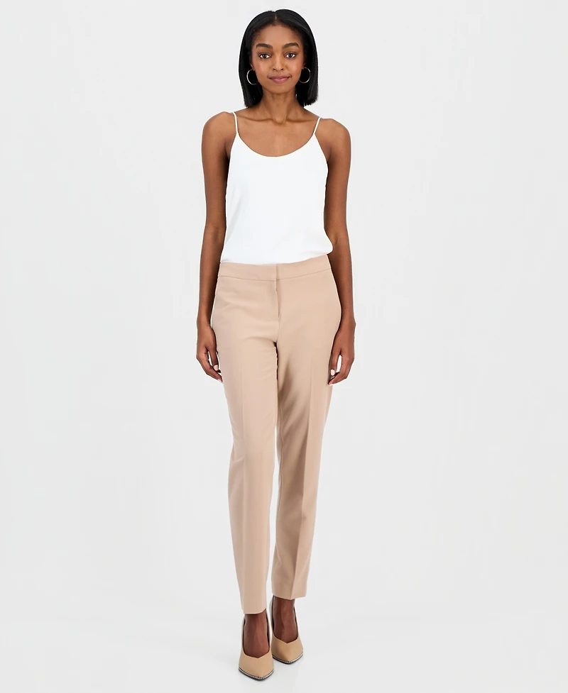 Bar Iii Women's Bi-Stretch Straight-Leg Dress Pants, Created for Macy's