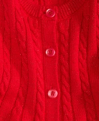 Epic Threads Girls Toddler 2T-4T Peplum Long Sleeve Cardigan, Macy's Exclusive