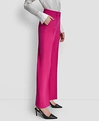Dkny Pintuck Fit and Flare Pants