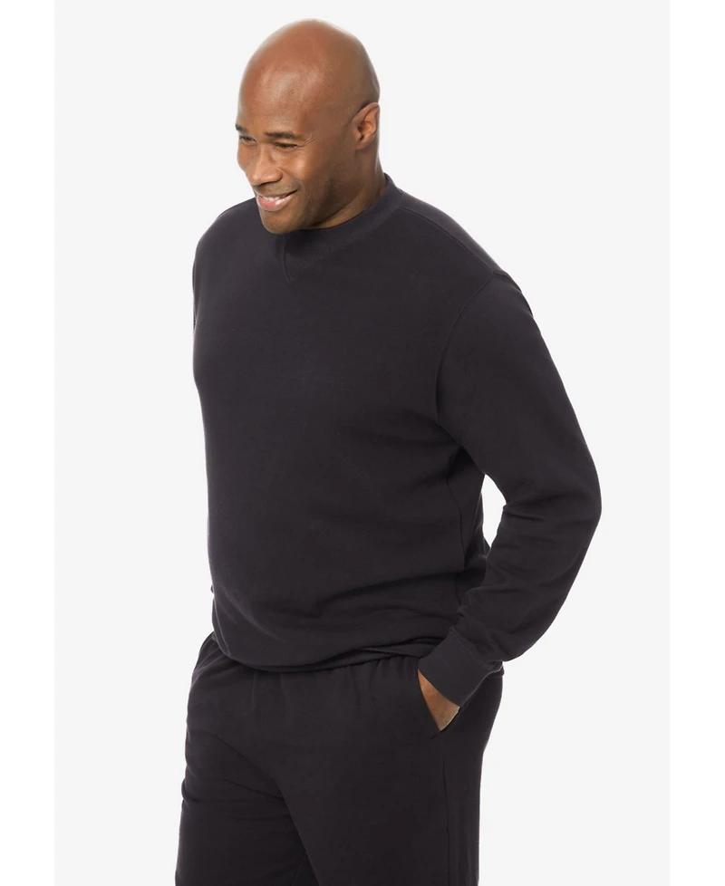 KingSize Men's French Terry Crewneck Sweatshirt