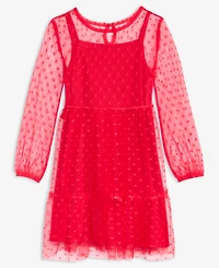 Epic Threads Girls 5-20 Long-Sleeve Tulle Dress, Macy's Exclusive