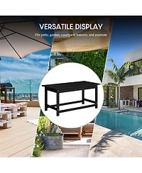 WestinTrends Outdoor Patio Classic Adirondack Coffee Table