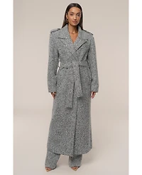 Jluxlabel Women's Savannah Belted Tweed Coat